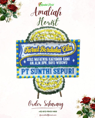 Papan Bunga Duka di Toloa